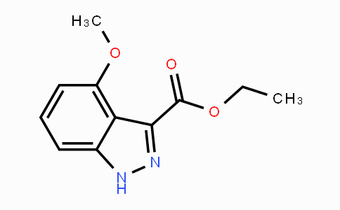 CAS No. 885279-49-2, Ethyl 4-methoxy-1H-indazole-3-carboxylate