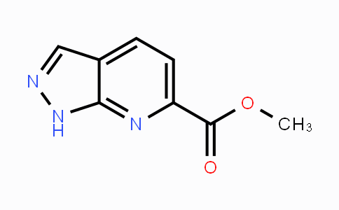 CAS No. 1256786-55-6, Methyl 1H-pyrazolo[3,4-b]pyridine-6-carboxylate