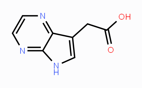 CAS No. 20322-09-2, 2-(5H-Pyrrolo[2,3-b]pyrazin-7-yl)acetic acid