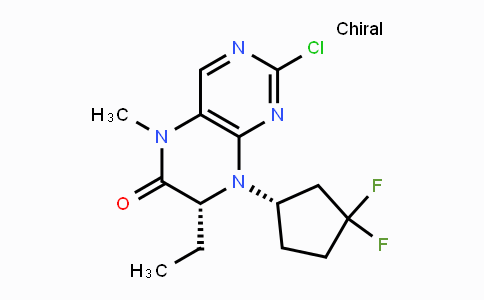CAS No. 1117936-82-9, (7R)-2-Chloro-8-[(1S)-3,3-difluorocyclopentyl]-7-ethyl-5-methyl-7H-pteridin-6-one