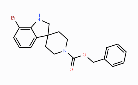 CAS No. 1243461-51-9, Benzyl 7-bromospiro[indoline-3,4'-piperidine]-1'-carboxylate