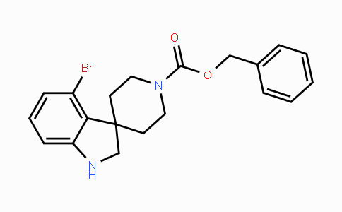 CAS No. 473737-34-7, Benzyl 4-bromospiro[indoline-3,4'-piperidine]-1'-carboxylate