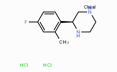 CAS No. 334477-59-7, (S)-2-(4-Fluoro-2-methylphenyl)-piperazine dihydrochloride