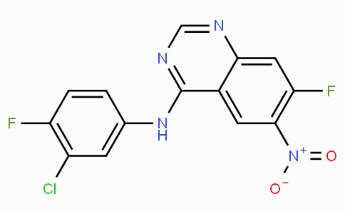 MC10538 | 162012-67-1 | N-(3-chloro-4-fluorophenyl)-7-fluoro-6-nitroquinazolin-4-amine