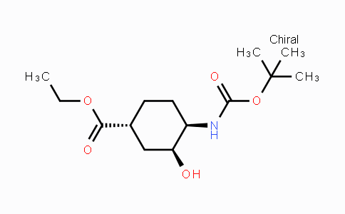 CAS No. 1392745-15-1, (1R,3S,4R)-4-(Boc-amino)-3-hydroxy-cyclohexane-carboxylic acid ethyl ester