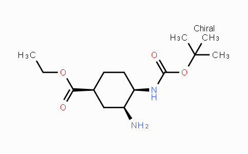 CAS No. 1392745-75-3, (1S,3S,4R)-3-Amino-4-(Boc-amino)cyclohexane-carboxylic acid ethyl ester