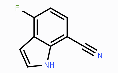 CAS No. 313337-33-6, 4-Fluoro-1H-indole-7-carbonitrile
