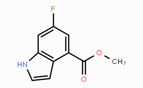 CAS No. 1082040-43-4, Methyl 6-fluoro-1H-indole-4-carboxylate