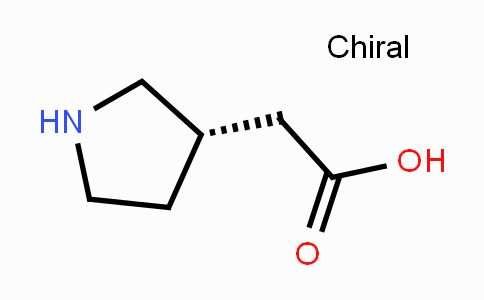 CAS No. 122442-02-8, (S)-3-Pyrrolidineacetic acid