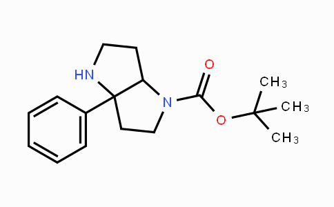 CAS No. 1251010-74-8, tert-Butyl 6a-phenyl-1,2,3,3a,5,6-hexahydropyrrolo-[3,2-b]pyrrole-4-carboxylate