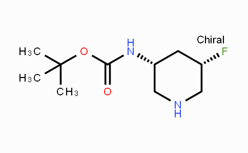 CAS No. 1363378-08-8, (3R,4S)-Rel-3-(Boc-amino)-5-fluoropiperidine