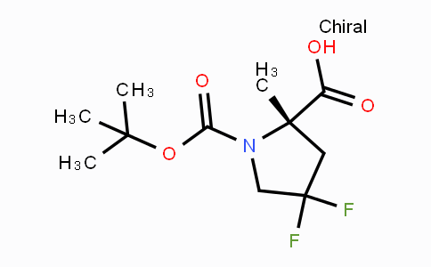 CAS No. 1194032-23-9, (2S)-1-Boc-4,4-difluoro-2-methylpyrrolidine-2-carboxylic acid