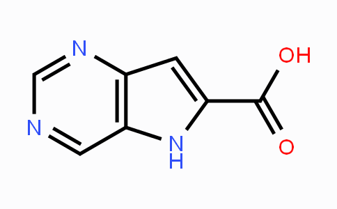 CAS No. 857204-03-6, 5H-Pyrrolo[3,2-d]pyrimidine-6-carboxylic acid