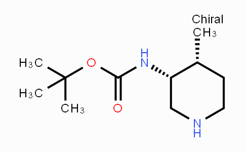 CAS No. 250275-22-0, (3R,4R)-3-(Boc-amino)-4-methylpiperidine