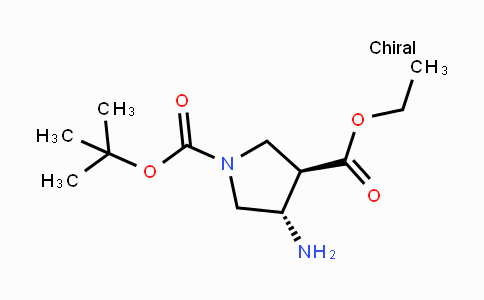 CAS No. 895243-98-8, (3R,4S)-Ethyl 1-Boc-4-aminopyrrolidine-3-carboxylate