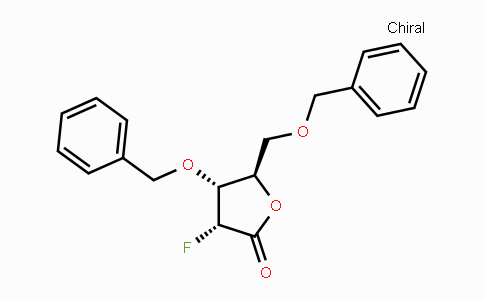 CAS No. 1355049-97-6, (3R,4R,5R)-4-Benzyloxy-5-(benzyloxymethyl)-3-fluoro-tetrahydrofuran-2-one
