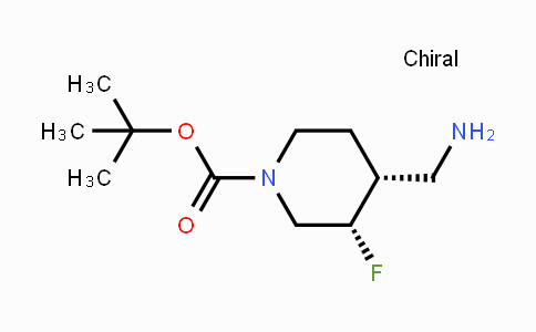 CAS No. 1237526-35-0, (3S,4R)-Rel-1-Boc-4-aminomethyl-3-fluoropiperidine