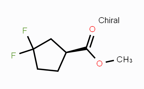 CAS No. 1408002-87-8, (S)-Methyl 3,3-difluorocyclopentanecarboxylate
