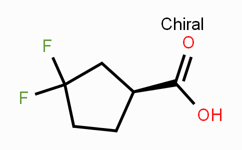 CAS No. 1408057-45-3, (S)-3,3-Difluorocyclopentanecarboxylic acid