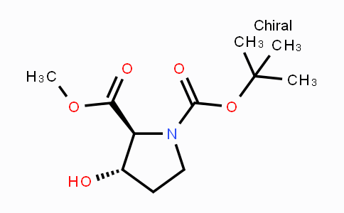 CAS No. 184046-78-4, (2S,3S)-1-(tert-Butoxycarbonyl)-3-hydroxy-pyrrolidine-2-carboxylic acid methyl ester