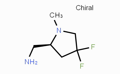 CAS No. 1408229-30-0, (S)-2-Aminomethyl-4,4-difluoro-1-methylpyrrolidine