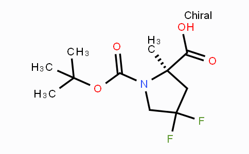 CAS No. 1408002-85-6, (2R)-1-Boc-4,4-difluoro-2-methylpyrrolidine-2-carboxylic acid