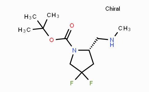 CAS No. 1407997-82-3, (S)-1-Boc-2-(methylaminomethyl)-4,4-difluoropyrrolidine