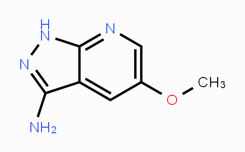 CAS No. 1256821-68-7, 3-Amino-5-methoxy-1H-pyrazolo[3,4-b]pyridine
