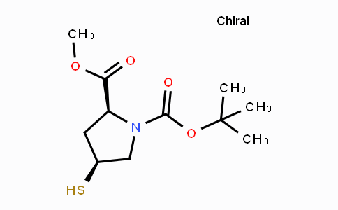 CAS No. 1675245-21-2, (4S)-1-Boc-4-mercapto-L-proline methyl ester