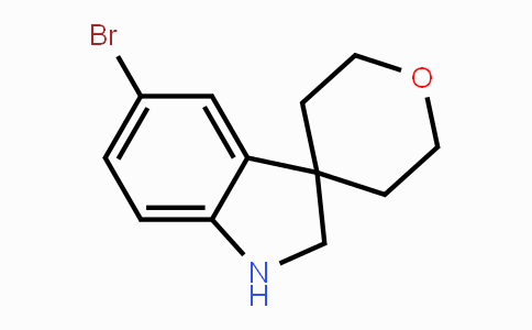 CAS No. 1160247-95-9, 5-Bromo-2',3',5',6'-tetrahydrospiro-[indoline-3,4'-pyran]