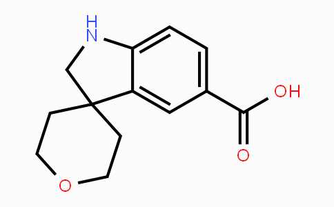 CAS No. 1160247-96-0, 2',3',5',6'-Tetrahydrospiro[indoline-3,4'-pyran]-5-carboxylic acid