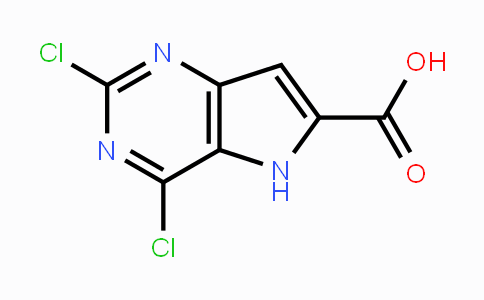 CAS No. 1781241-35-7, 2,4-Dichloro-5H-pyrrolo[3,2-d]-pyrimidine-6-carboxylic acid