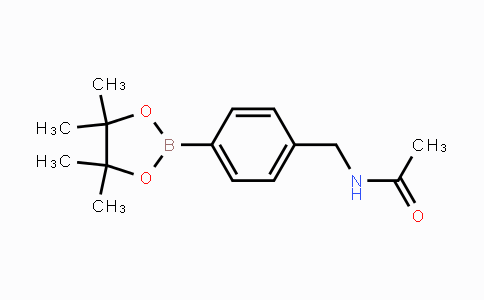 CAS No. 1235450-93-7, N-{[4-(Tetramethyl-1,3,2-dioxaborolan-2-yl)phenyl]methyl}acetamide