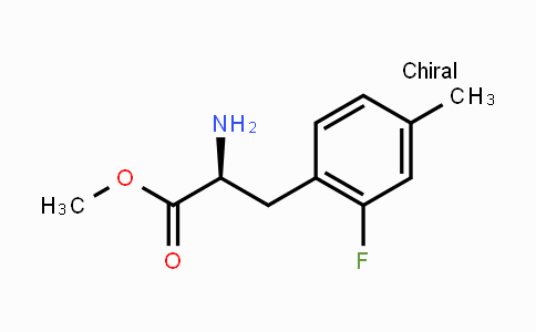 CAS No. 1213632-12-2, Methyl (2S)-2-amino-3-(2-fluoro-4-methylphenyl)propanoate