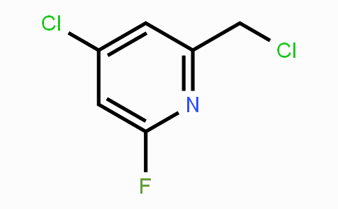 CAS No. 1393565-82-6, 4-Chloro-2-(chloromethyl)-6-fluoropyridine