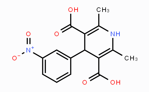 CAS No. 74936-81-5, 2,6-Dimethyl-4-(3-nitrophenyl)-1,4-dihydropyridine-3,5-dicarboxylic acid