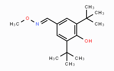 CAS No. 14446-64-1, 2,6-Di-tert-butyl-4-[(1E)-(methoxyimino)methyl]phenol