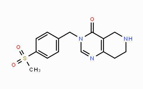 CAS No. 1781241-42-6, 3-[(4-Methanesulfonylphenyl)methyl]-3H,4H,5H,6H,7H,8H-pyrido[4,3-d]pyrimidin-4-one