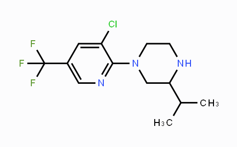 CAS No. 1781241-43-7, 1-[3-Chloro-5-(trifluoromethyl)pyridin-2-yl]-3-(propan-2-yl)piperazine