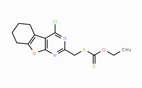 CAS No. 1781241-31-3, [({3-Chloro-8-oxa-4,6-diazatricyclo[7.4.0.0²,7]trideca-1(9),2(7),3,5-tetraen-5-yl}methyl)sulfanyl](ethoxy)methanethione