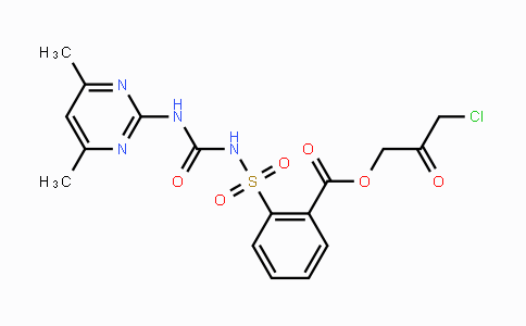 CAS No. 1781241-33-5, 3-Chloro-2-oxopropyl 2-({[(4,6-dimethylpyrimidin-2-yl)carbamoyl]amino}sulfonyl)benzoate