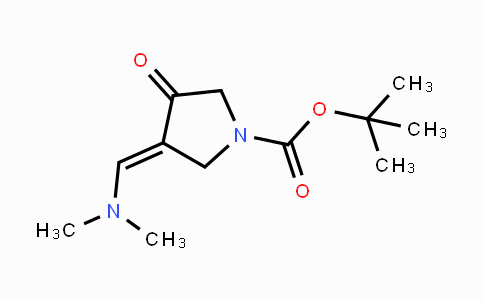 CAS No. 157327-42-9, tert-Butyl 3-((dimethylamino)methylene)-4-oxopyrrolidine-1-carboxylate