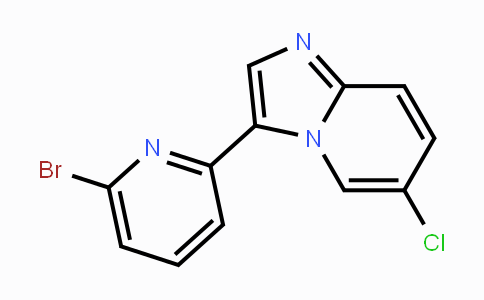 CAS No. 1044733-65-4, 3-(6-Bromopyridin-2-yl)-6-chloroimidazo-[1,2-a]pyridine