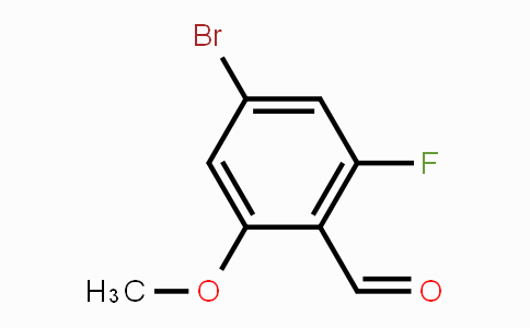 CAS No. 856767-09-4, 4-Bromo-2-fluoro-6-methoxybenzaldehyde