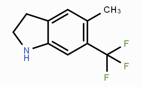 CAS No. 200711-22-4, 5-Methyl-6-(trifluoromethyl)indoline