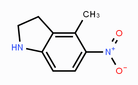 CAS No. 165250-68-0, 4-Methyl-5-nitroindoline
