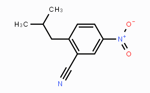 CAS No. 288251-96-7, 2-Isobutyl-5-nitrobenzonitrile