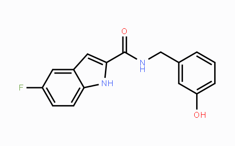 CAS No. 518058-84-9, 5-Fluoro-N-(3-hydroxybenzyl)-1H-indole-2-carboxamide
