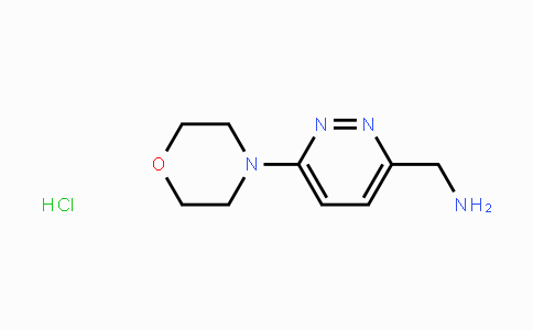 CAS No. 1628557-00-5, (6-Morpholinopyridazin-3-yl)-methanamine hydrochloride