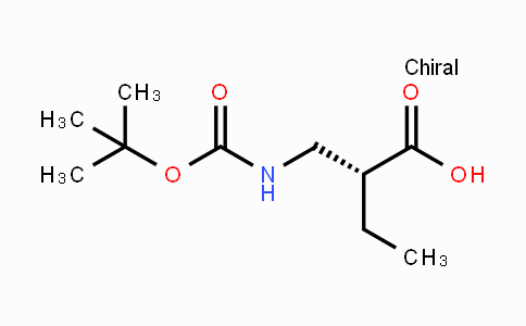 CAS No. 494797-11-4, (R)-2-(tert-Butoxycarbonylamino-methyl)-butyric acid